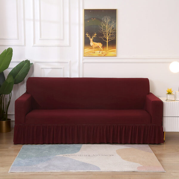 Pure Color Simple Modern Four Seasons Universal Sofa Cover - Image 9