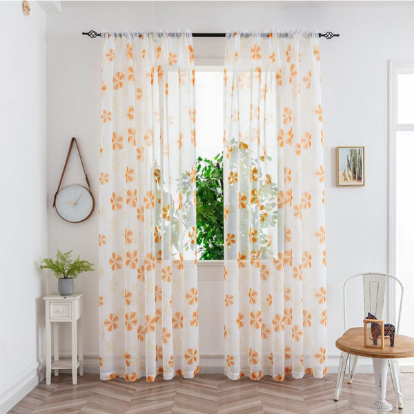 Mesh Curtains Bedroom Light Transmission Decorative Curtain - Image 10