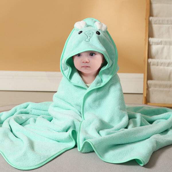 Spring And Autumn Baby Airable Cover Swaddling Bath Towel - Image 5