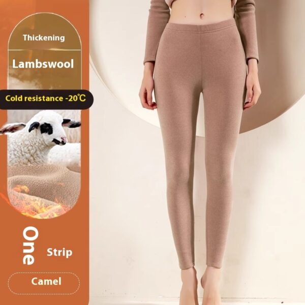 Warm Cashmere Leggings Winter Solid Slim Pants Fashion Trousers For Women Clothing - Image 9