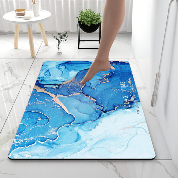 Home Gadget Anti-Slip Mat Super Absorbent Bathroom Floor Mat Diatom Mud Suitable For Kitchen Toilet - Image 4