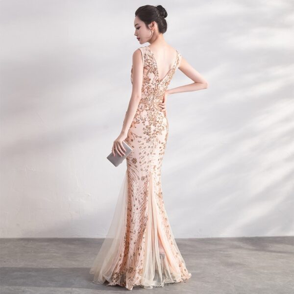 Long fishtail dress - Image 2