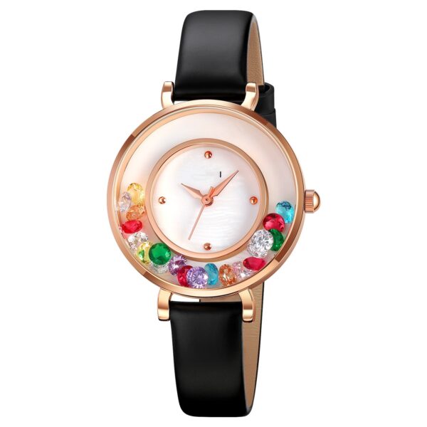 Elegant Gemstone Ball Exquisite Women's Watch - Image 5