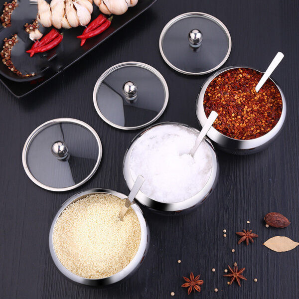 Kitchen Stainless Steel Seasoning Pot Kitchen Utensils - Image 4