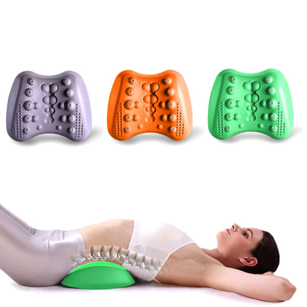 Lumbar Support Pillow For Lower Back Pain Relief Lower Back Stretcher Massager For Chronic Lumbar Pain Relief & Herniated Disc - Image 6