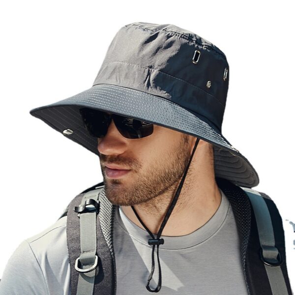 Summer New Men's Sun-shade Big Brim Sun Protection Hat - Image 3