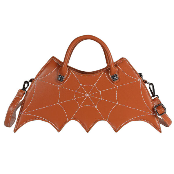 Halloween Spider Web Shape Shoulder Bags Personality Batgirl Tide Pu Handbags Fashoin Messenger Crossbody Bag - Image 8