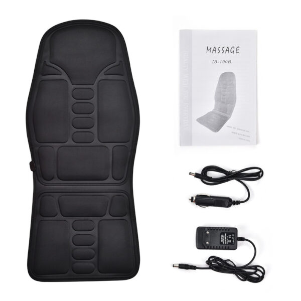 Car Electric Heated Massage Seat Cushion Pain Neck Waist Relaxation Vibration Massager Pad Car Office Full Body Massage Seat - Image 6