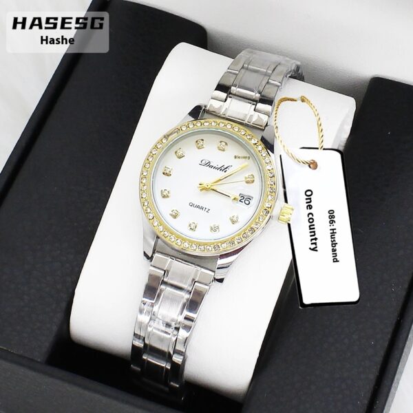 Women's Watch Affordable Luxury Fashion Diamond Foreign Trade Women's Watch Bracelet Student Watch Gift Suit - Image 5