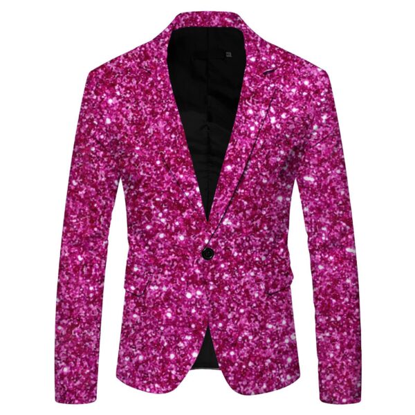 Men's New Fashion Casual Suit Jacket - Image 9