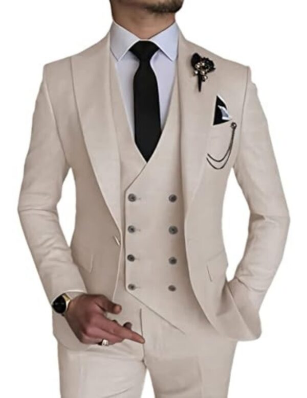 Business Casual Men's Three-piece Suit - Image 2