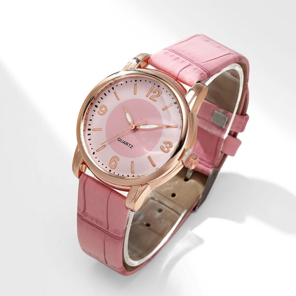 Women's Two-tone Dial Belt Quartz Watch - Image 6