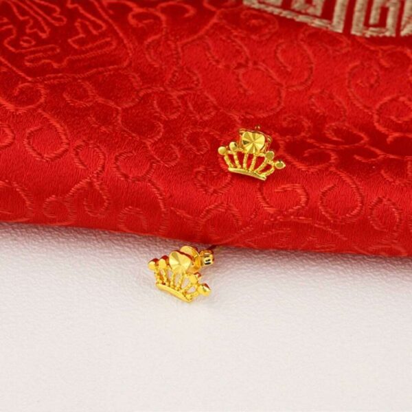 24K Gold Plated Earrings Euro Gold Jewelry New Popular Earrings - Image 3