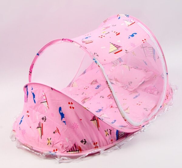 Foldable  Baby Bed Net With Pillow Net 2pieces Set - Image 6