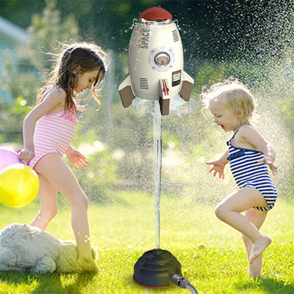 Rocket Launcher Toys Outdoor Rocket Water Pressure Lift Sprinkler Toy Fun Interaction In Garden Lawn Water Spray Toys For Kids Summer Gadgets - Image 3