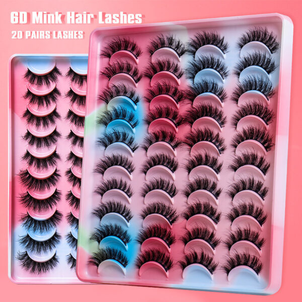 Multi-layer Three-dimensional Artificial Mink Hair Eyelashes Handmade - Image 3