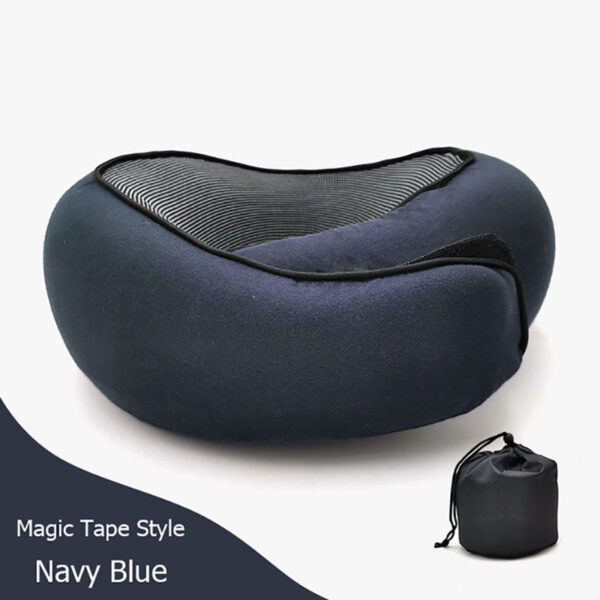 Travel Neck Pillow Non-Deformed Airplane Pillow Travel Neck Cushion Durable U-Shaped Travel Memory Cotton Nap Neck Pillow - Image 9