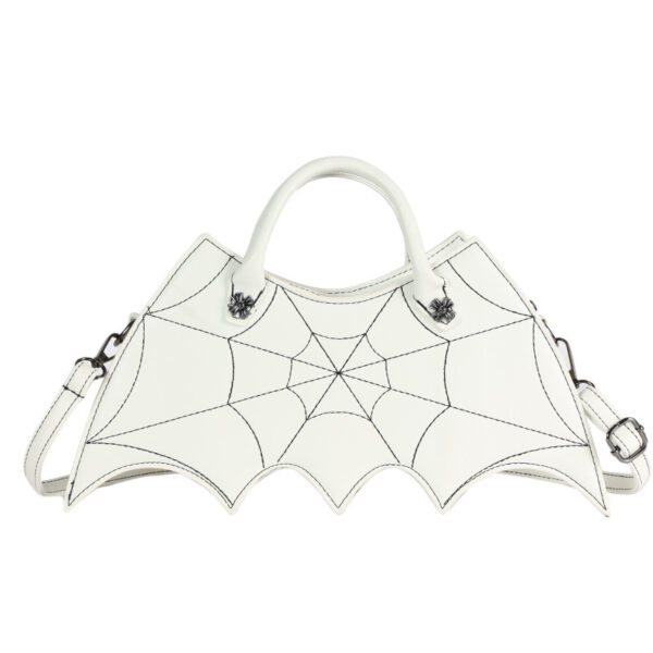 Halloween Spider Web Shape Shoulder Bags Personality Batgirl Tide Pu Handbags Fashoin Messenger Crossbody Bag - Image 6