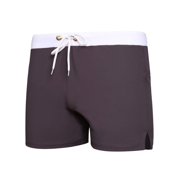 Men's Color Matching Beach Swim Trunks - Image 7