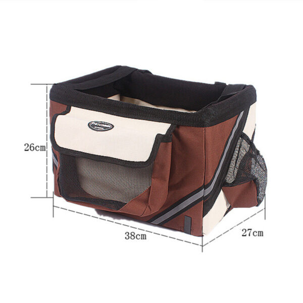 Portable Dog Bicycle Carrier Seat for small dog. - Image 2