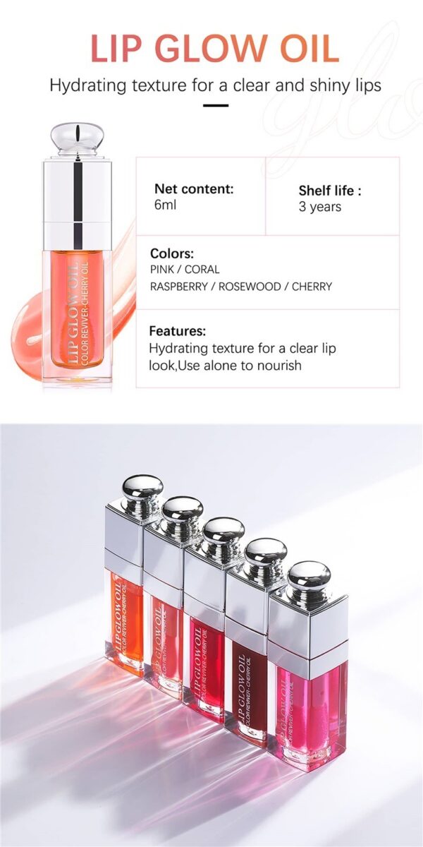 Ibcccndc Lip Gloss Lipstick Moisturizing And Nourishing Lip Lacquer Transparent Toot Lip Gloss - Image 10