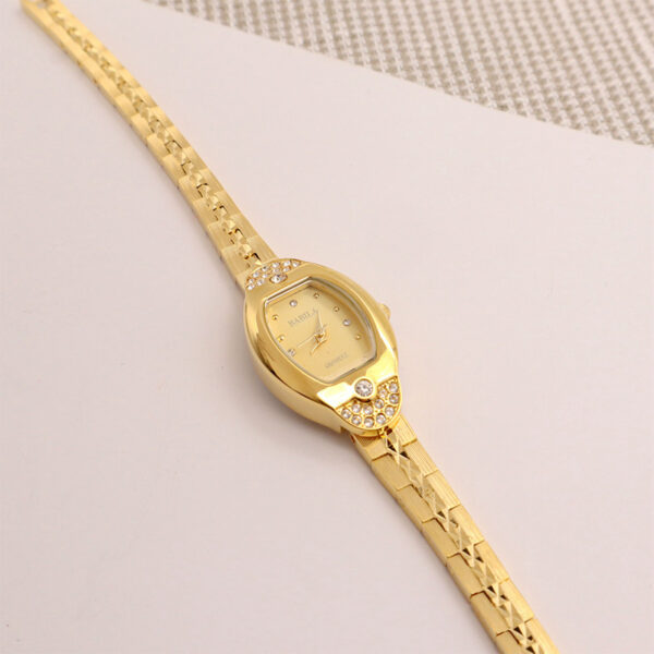 Women's Fashion Alluvial Gold Vintage Pineapple Pattern Watch - Image 6