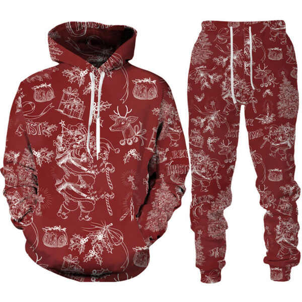 Christmas Series Hooded Sweatshirt And Sweatpants