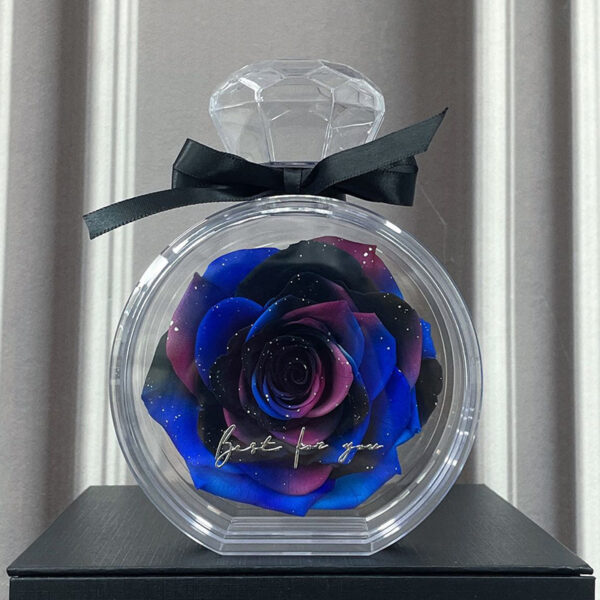 Natural Eternal Flower Ornaments Transparent Cover Dried Rose Gift Box For Christmas New Year Valentine's Day Home Decor - Image 8