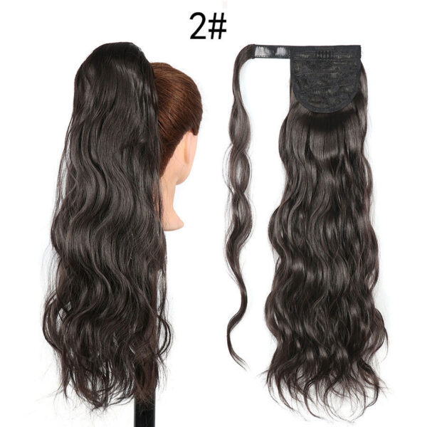 Invisible Velcro Big Wave Ponytail Chemical Fiber Curly Hair - Image 7