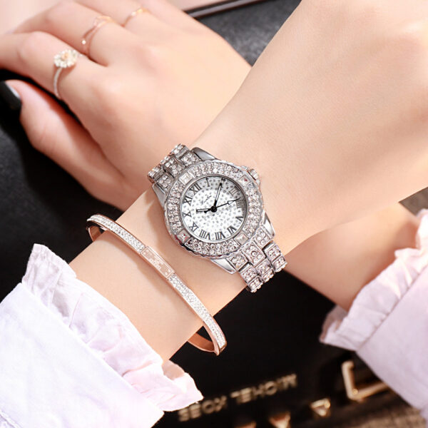 Women's Fashion Simple Rhinestone Alloy Quartz Watch - Image 2