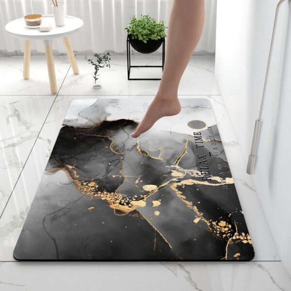 Home Gadget Anti-Slip Mat Super Absorbent Bathroom Floor Mat Diatom Mud Suitable For Kitchen Toilet - Image 3