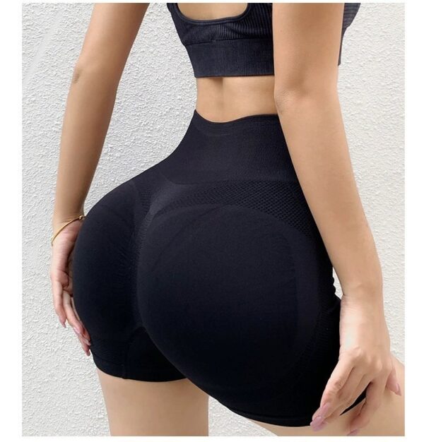 Fitness Yoga Shorts Pants Butt Lifting Seamless Leggings Women Gym - Image 4