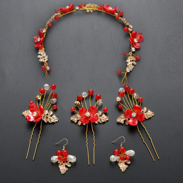 Manufacturers Selling Costume Jewelry Set Wedding Bride Headdress Wedding Hair Ornaments Accessories Wholesale - Image 4