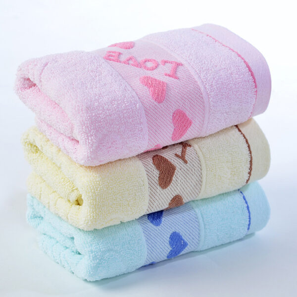 Caring pure cotton face towel - Image 2