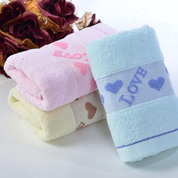 Caring pure cotton face towel - Image 3