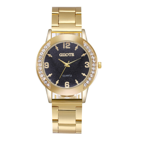 Women's Fashion Diamond Case Quartz Watch - Image 2