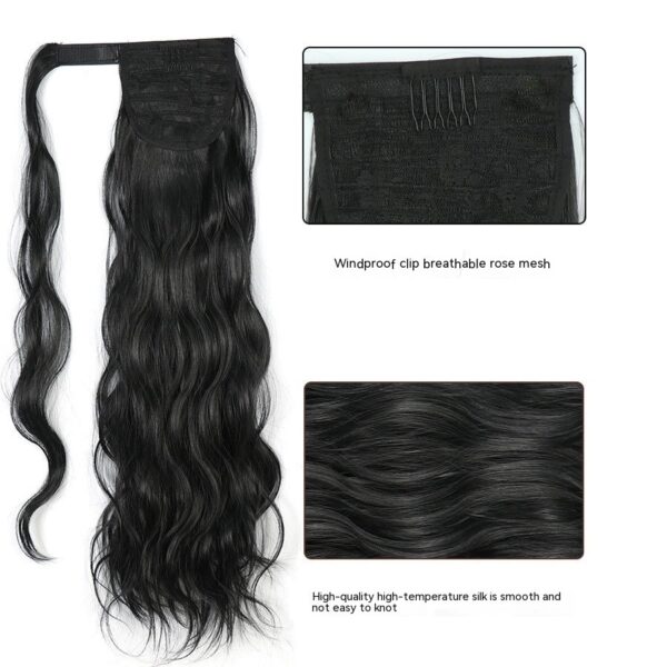 Invisible Velcro Big Wave Ponytail Chemical Fiber Curly Hair - Image 10