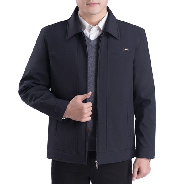 Middle-aged Men's Casual Jacket Autumn Outerwear Top - Image 6