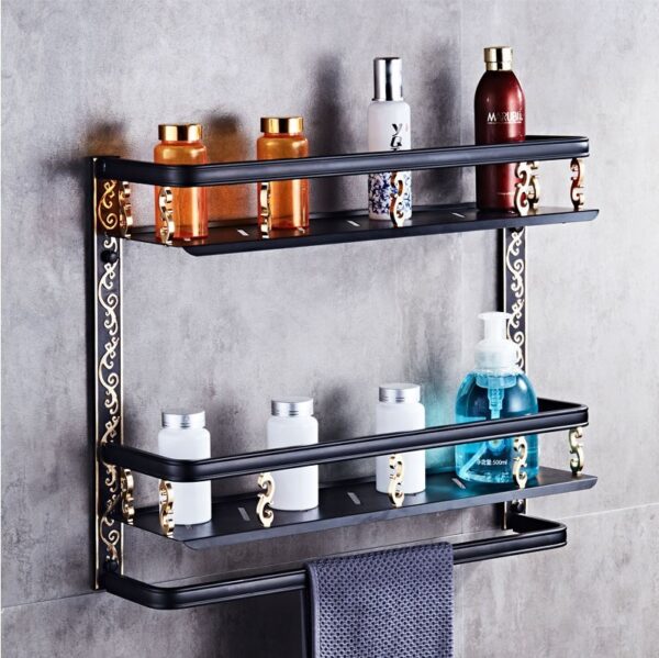 European style bathroom shelf double bathroom - Image 7