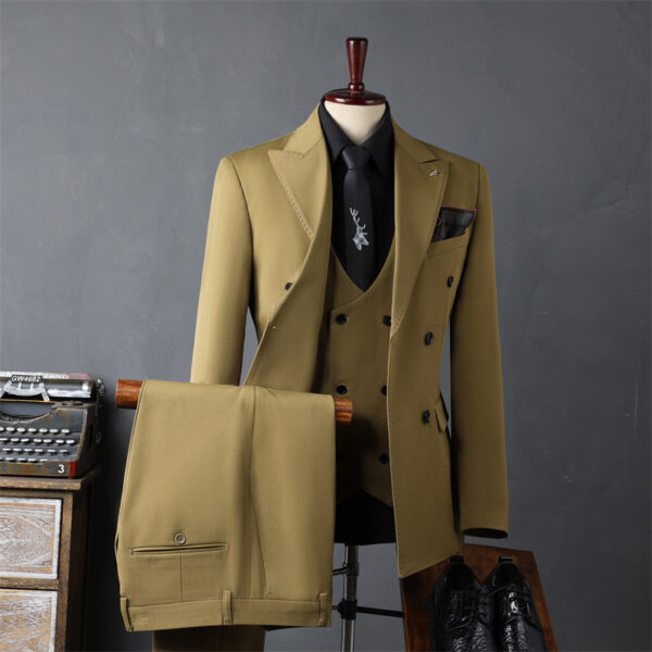 Men's Double Breasted Suit Business - Image 5