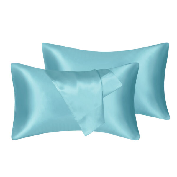 75D Satin Artificial Silk Pillowcase - Image 10