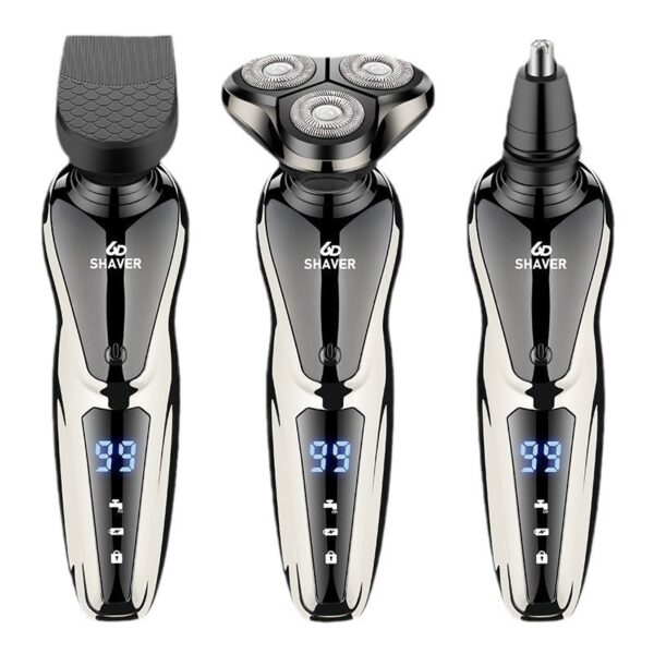 Smart Power Display Fast Charge Fully Washable Multi-function Electric Shaver - Image 6