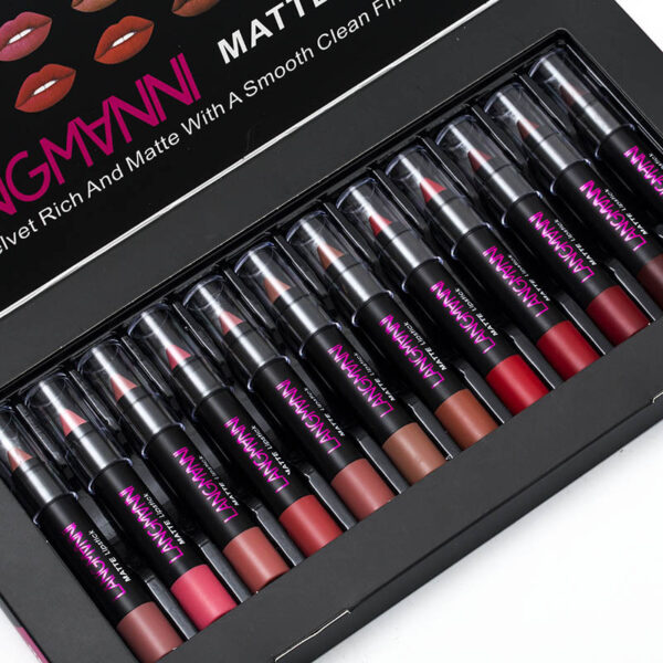 Non-Stick Cup Matte Lipstick And Lip Gloss Set - Image 5