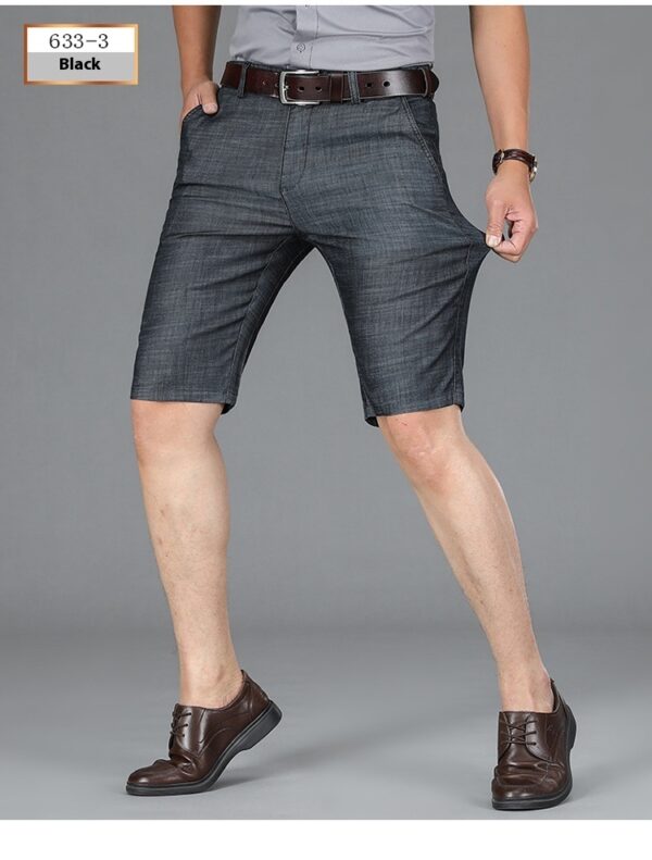 Summer Men's Loose Thin Denim Shorts - Image 8