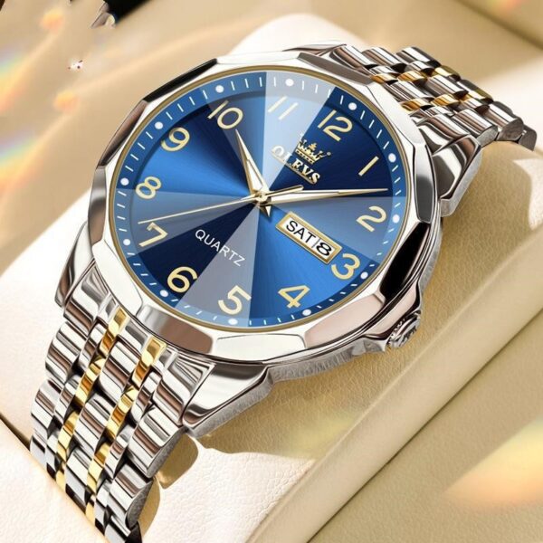 Digital Calendar Quartz Watch Waterproof Men - Image 3