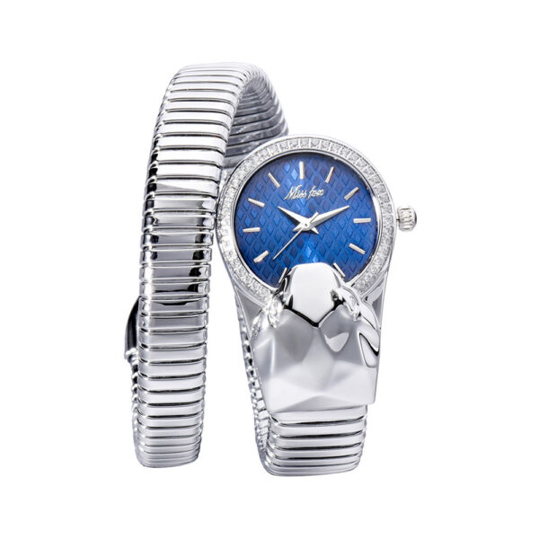 Women's Fashion Trend Diamond-encrusted Snake Watch - Image 2