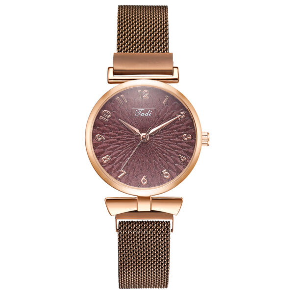 Fashion Mesh Strap Ladies Quartz Watch - Image 4