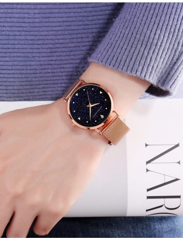 Women's Waterproof Starry Simple Quartz Watch - Image 7