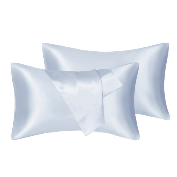 75D Satin Artificial Silk Pillowcase - Image 7