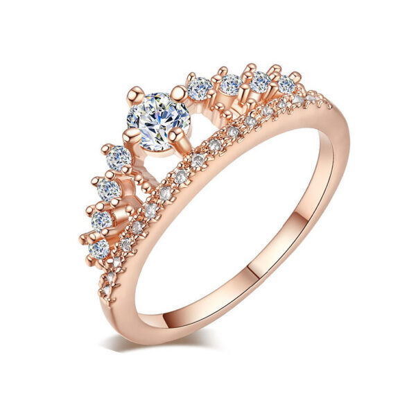 Micro-set crown ring - Image 2